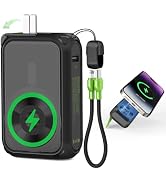 P05 Portable Charger, Magnetic Power Bank, Small Wireless PowerBank, Battery Pack 20000mAh Travel...