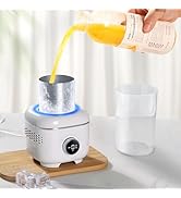 WISFISSH Cooling Cup with Mood Light,Beverage Cooler with Insulated Cover, 2-in-1 Cooling Cup for...