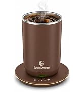 Self Stirring Heated Coffee Mug with Temperature Control, Electric Auto Mixing Mug, Plug-in Coffe...