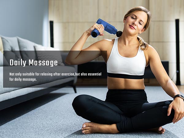 cotsoco Massage Gun, Muscle Massage Gun Deep Tissue Back Massager with Silent Brushless Motor