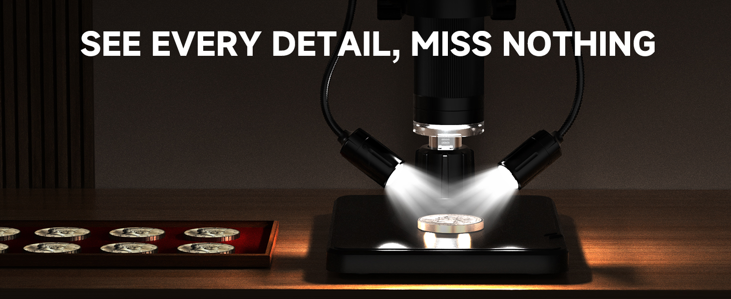 coin magnifier microscope