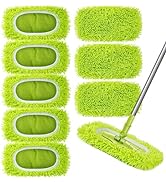 Unoutur Reusable Dry Sweeping Cloths Microfiber Wet Mop Pads Compatible with Swiffer Sweeper Mop ...