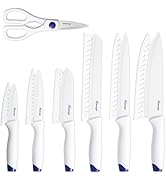 Hancorys Kitchen Knife Set, 13PCS Chef Knife Set with Nonstick Ceramic Anti-Rust Coating, Cooking...