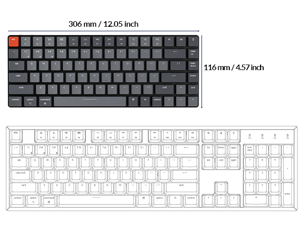 Keychron K3 Ultra-slim Wireless Mechanical Keyboard (Version 2)