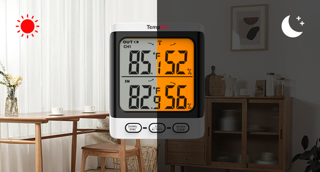 digital outdoor thermometer temperature gauge temp and humidity monitor indoor humidity meter