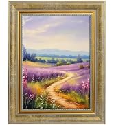 Golden State Art,6x8 Ornate &amp; Antique Photo Frame for 6 x 8 Picture,Real Glass Wall or Tabletop D...