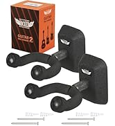 Stage Rocker Guitar Wall Hanger, Guitar Wall Mount, Guitar Hanger Wall Hook Holder Stand with Bla...