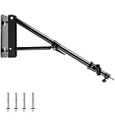 Selens Wall Mount Boom Arm with Triangle Base, Max Length 51inches/130cm Adjustable Camera Mount ...
