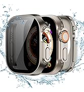 Tensea (2-in-1 for Waterproof Apple Watch Ultra 2/Ultra Screen Protector Case 49mm, iWatch Protec...