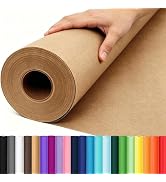 Brown Wrapping Paper Kraft Paper Craft Paper Roll 36" x 2400" (200') for Gift Wrapping Bouquet Fl...