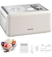 VEVOR Automatic Ice Cream Maker with Built-in Compressor, 2 Quart No Pre-freezing Gelato Maker, E...