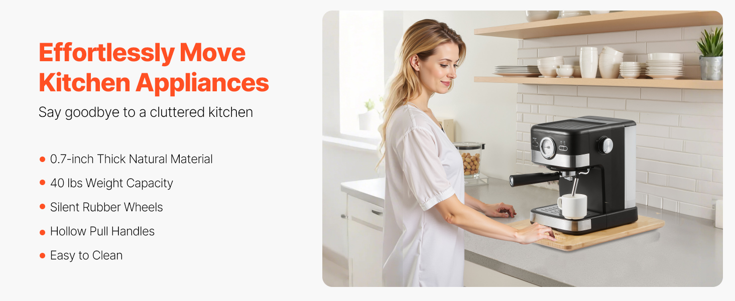 bamboo appliance slider