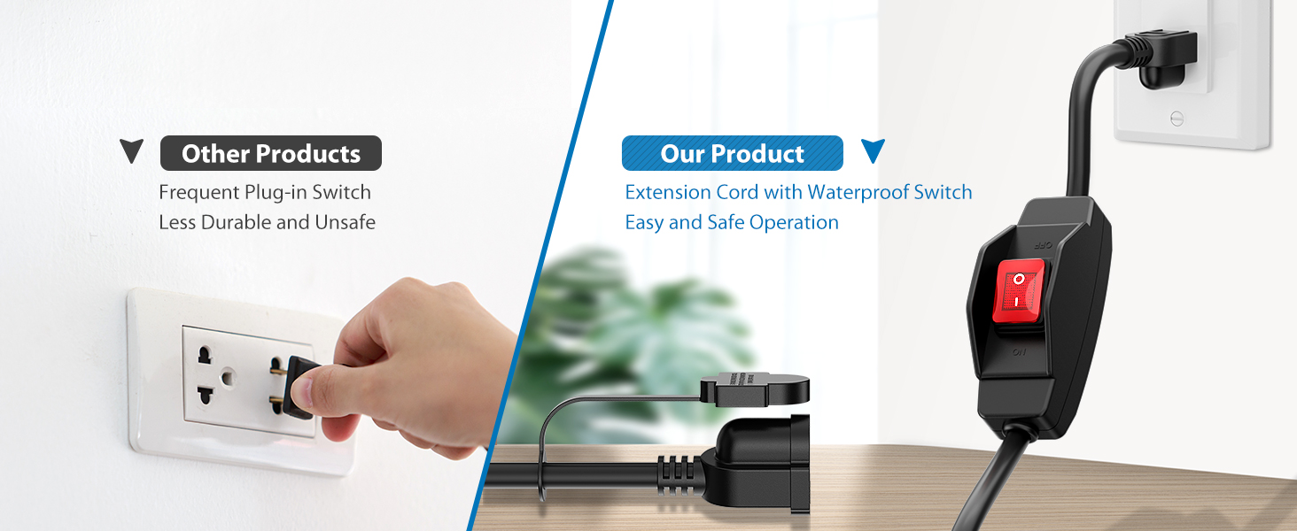 3 Outlet Extension Cord