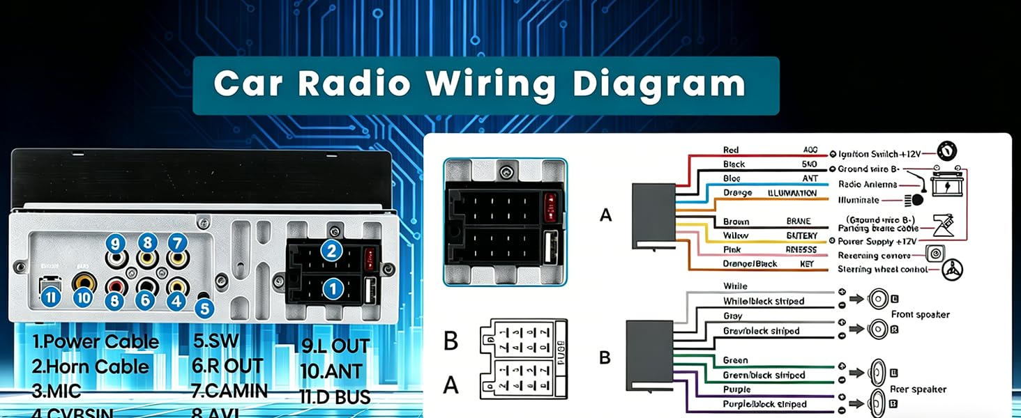 Single Din Car Stereo