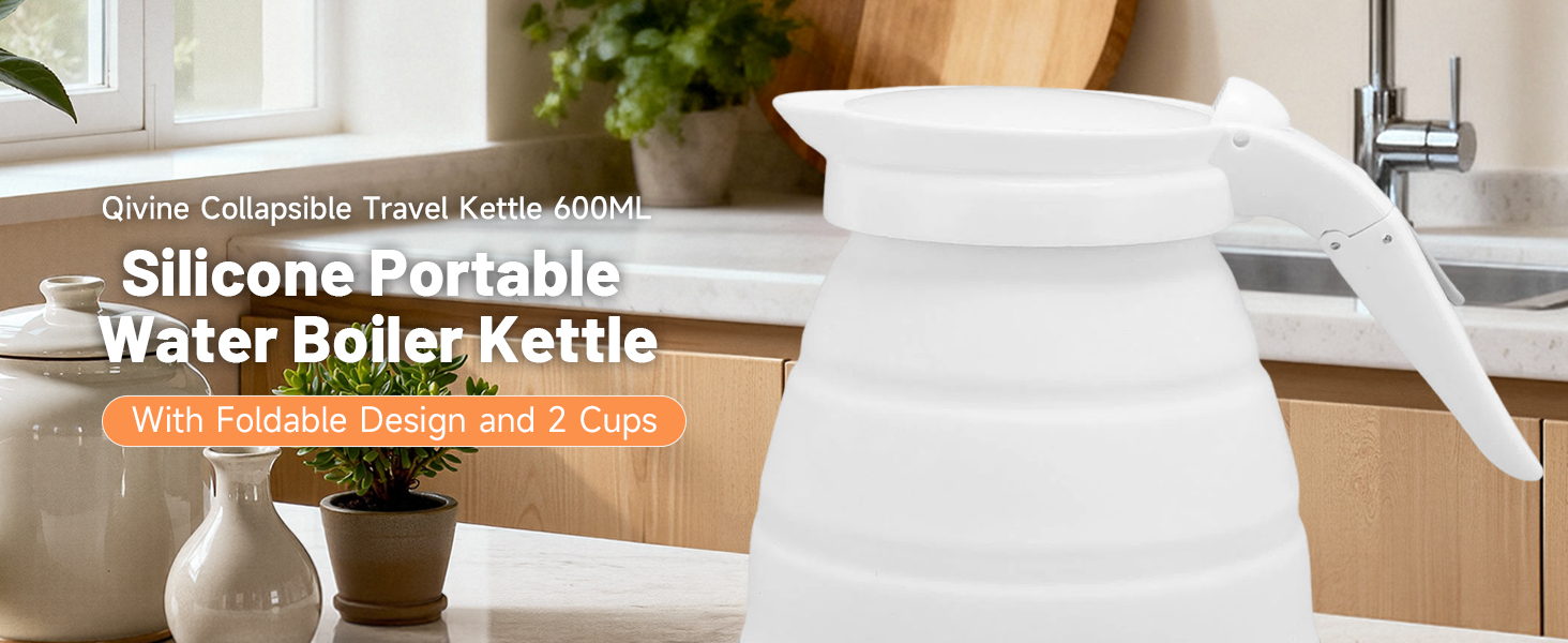 Qivine Collapsible Travel Kettle