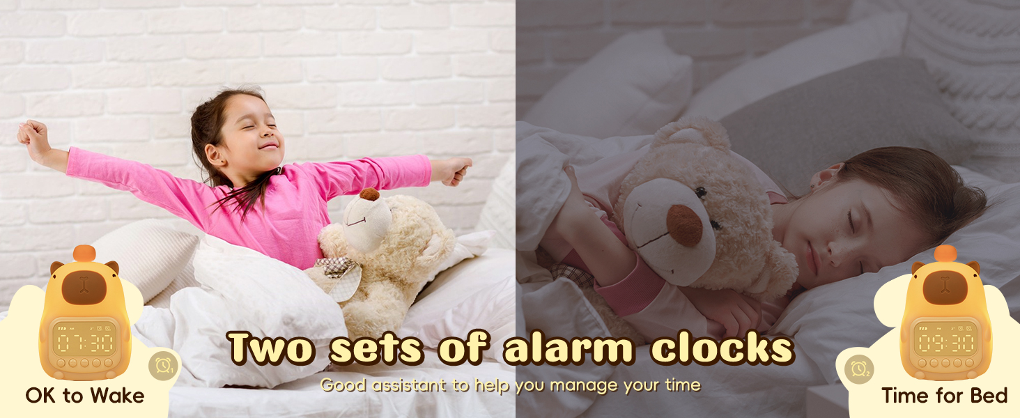 cute capybara alarm clock