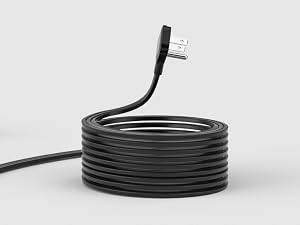 Flat Plug Desk Clamp Power Strip 10FT, 40W Total Fast Charging Station