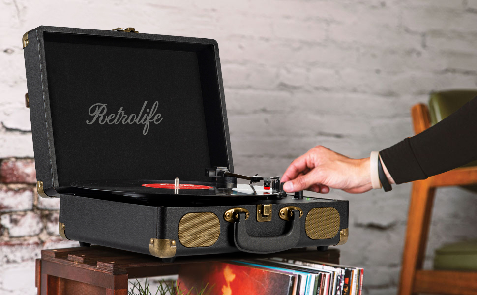bluetooth record player