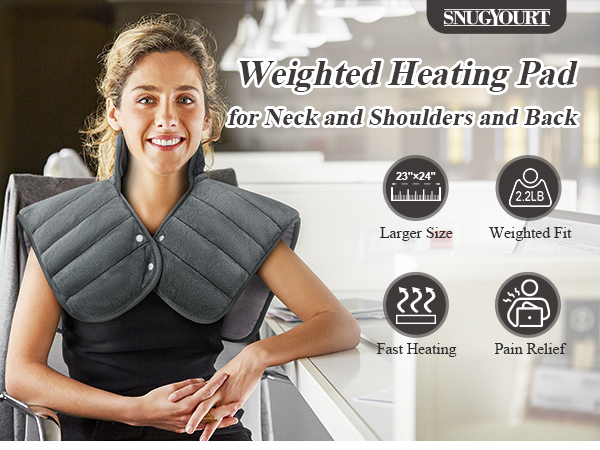 heating pad for neck and shoulders and back
