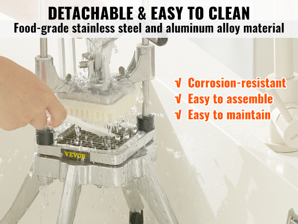 stainless steel french fry cutter