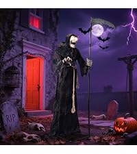 Yescom 5.6 Ft Halloween Pirate Captain Skeleton Life Size Human Bone