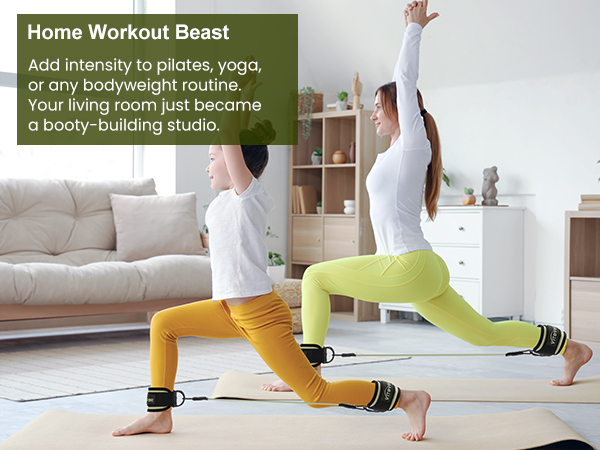 Ankle Resistance Bands with Cuffs