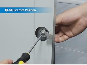 Step-by-step DIY installation procedures for a fingerprint cabinet lock