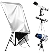 Milisten Telescope Cover with Adjustable Drawstring, Waterproof Outdoor Sun Protective Astronomic...