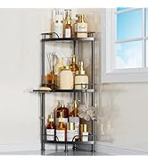 cutefafa Corner Shower Caddy Standing 3 Tier Shower Shelf Organizer for Bathroom Floor Shower Cor...