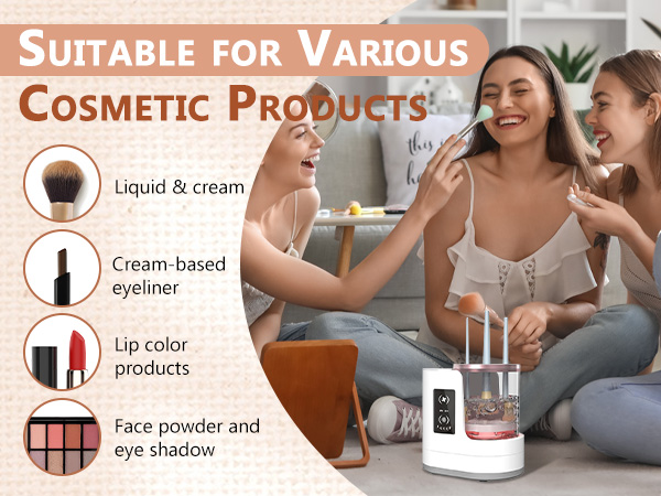 Electric Makeup Brush CleanerMakeup Brush Cleaner MachineAutomatic Makeup Brush Cleaner
