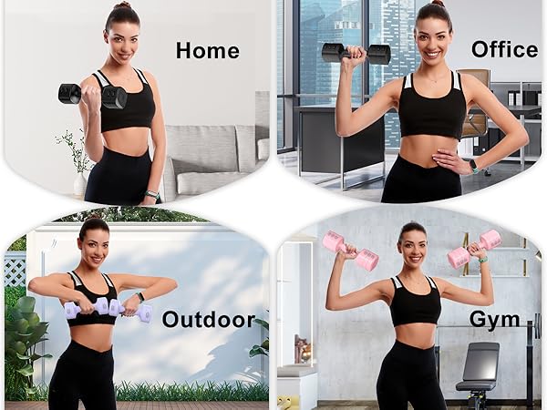 dumbbell set