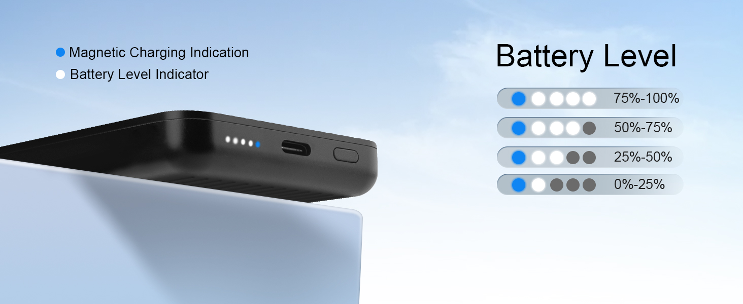 Compact Magnetic Power Bank for iPhone