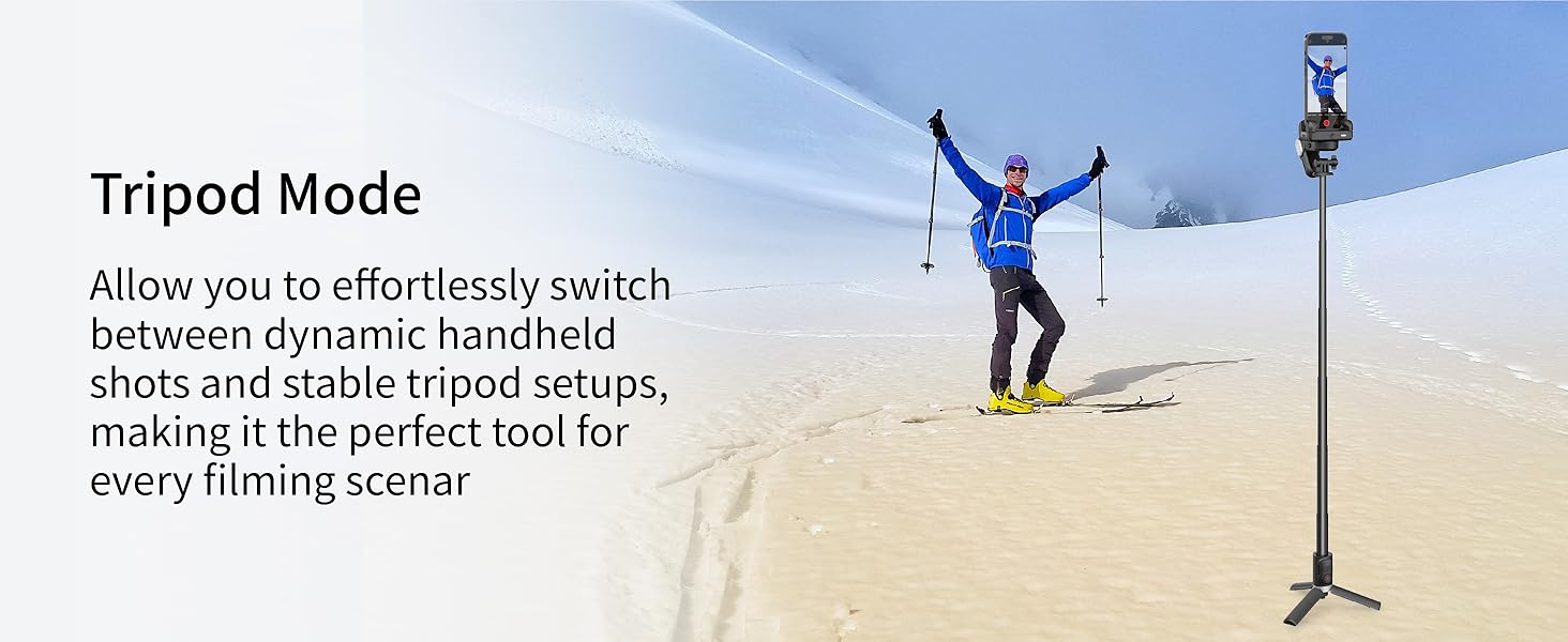 gimbal stabilizer for iphone gimbal tripod for cell phone selfie stick tripod