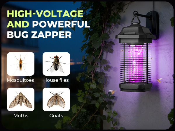 bug zapper handing on the Lawns and open outdoor spaces