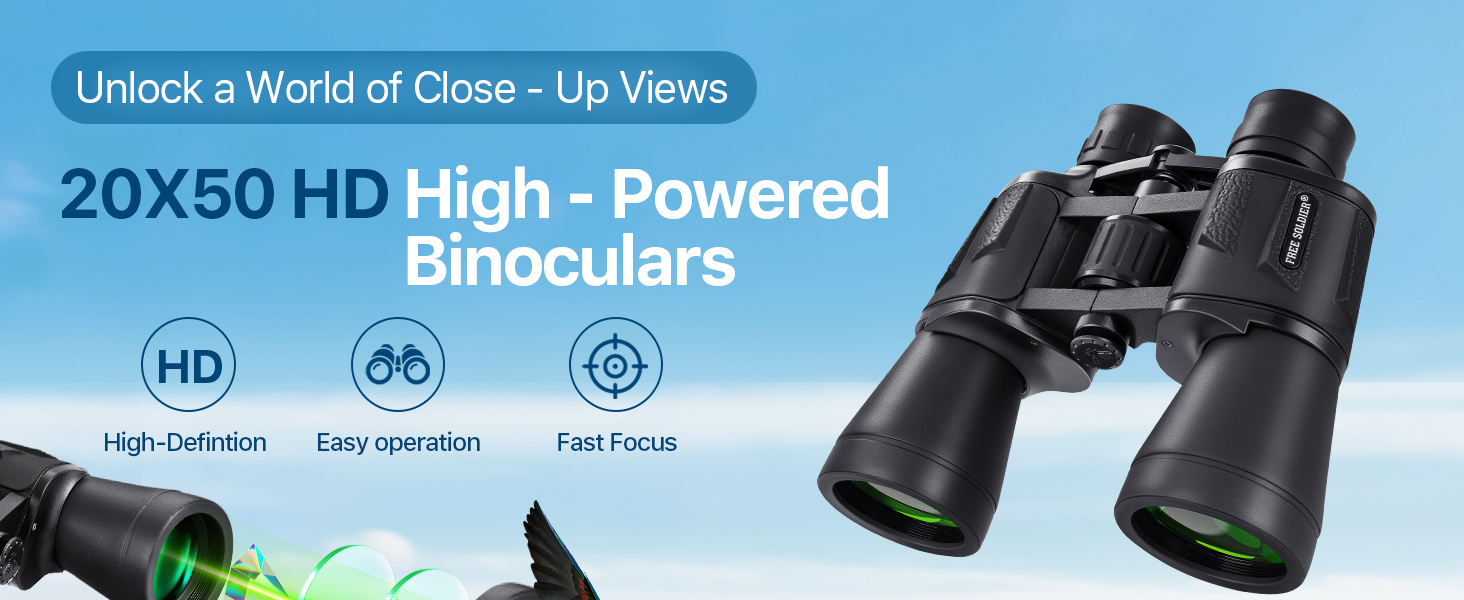 Binoculars for Adults with Smartphone Adapter