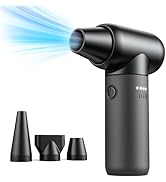 Ekmoey Electric Air Duster, 110,000 RPM 3 Gear Adjustable Cordless Air Blower, 6000mAh Rechargeab...