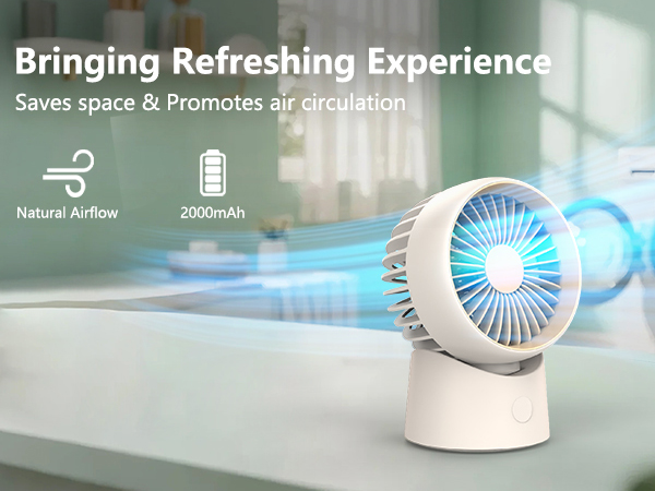 Mini Desktop Circulating Fan