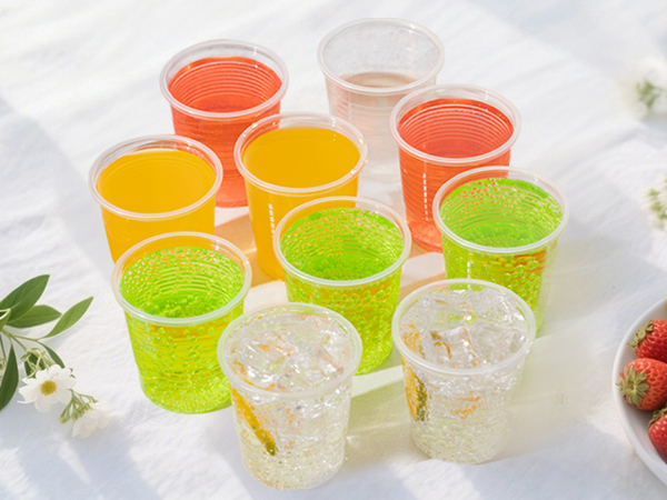small plastic cups