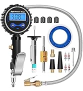 Vondior Digital Tire Inflator with Pressure Gauge 200 PSI - Large 2" Digital Dial, Heavy Duty Air...