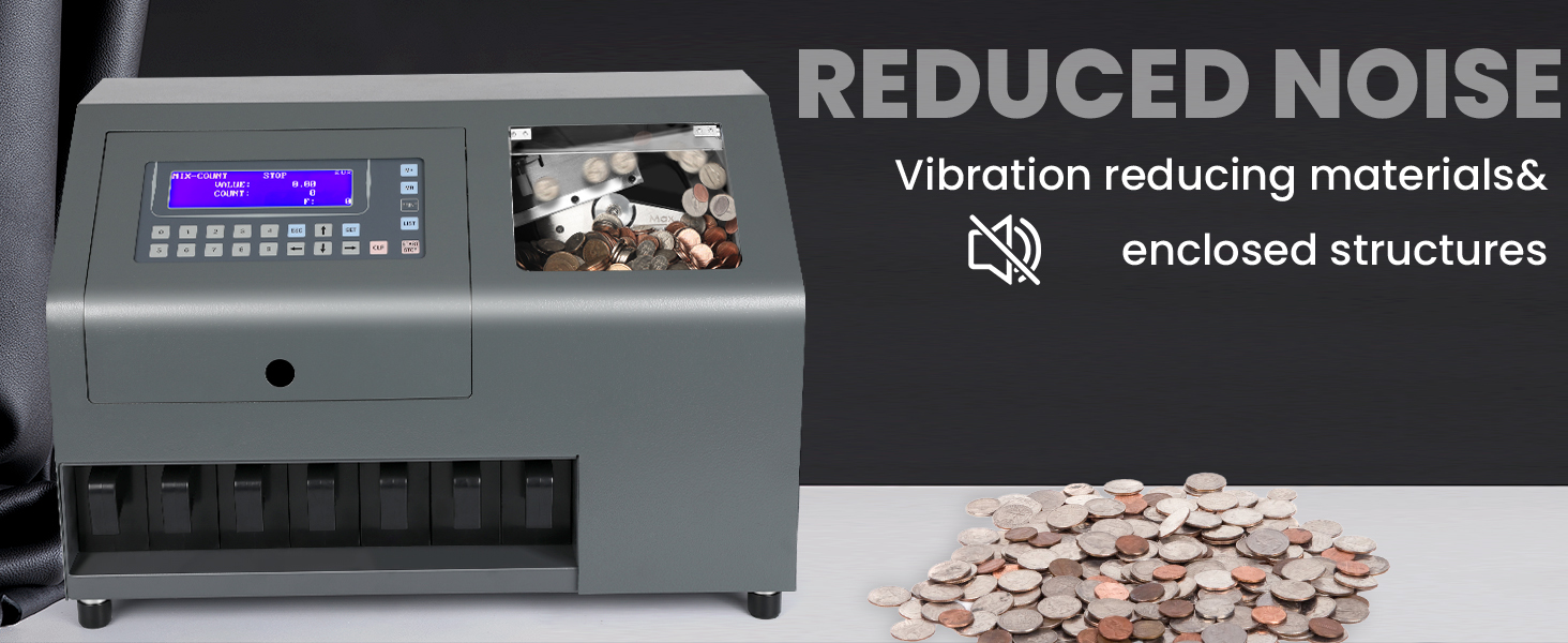 cs-610s+pro heavy duty coin sorter machine