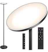 OUTON Floor Lamp, 30W/3000LM LED Modern Torchiere Sky Lamp, Super Bright Dimmable Standing Tall L...