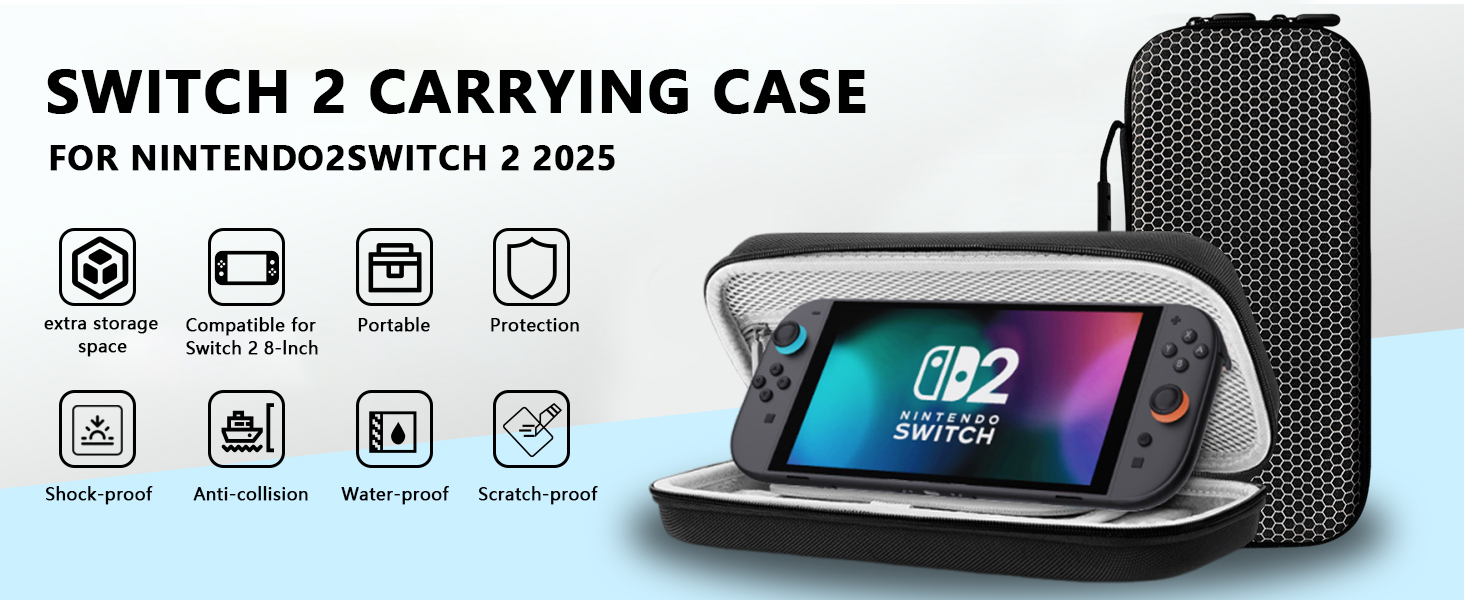switch 2 case,nintendo switch 2 case,switch 2 carrying case,nintendo switch 2 carrying case