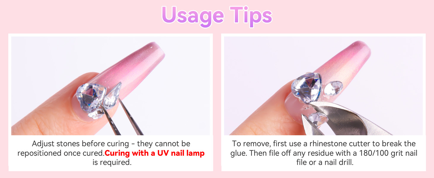 nail charm glue