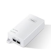 Gigabit PoE++ Injector 60W 55V, IEEE802.3af/at/bt Standard PoE Power Injector Adapter, Single Por...