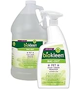 Biokleen Bac-Out Pet Stain Remover - Spray &amp; Gallon Refill - Enzymatic, Natural, Destroys Stains ...