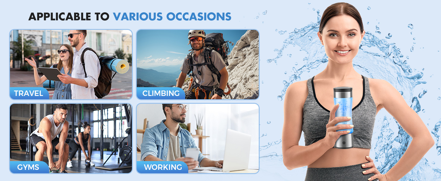 echo go hydrogen water bottle