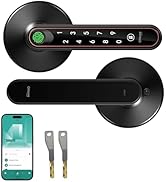 GHome Smart Fingerprint Door Lock with Knob 4 in 1 Keyless Entry Door Locks with Keypad Unlocking...