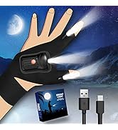 Flashlight Gloves, Dad Gifts for Father's Day Gifts from Daughter Wife Son for Men Dad Husband, R...
