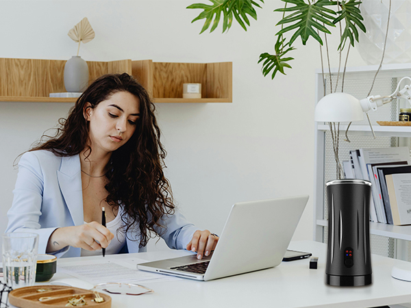 milk steamer and frother for latte at office
