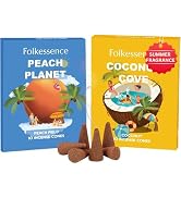 Folkulture Incense Cones (20 Cones) | Pack of 2 Summer Vibes Incense Cones for Relaxation &amp; Sooth...